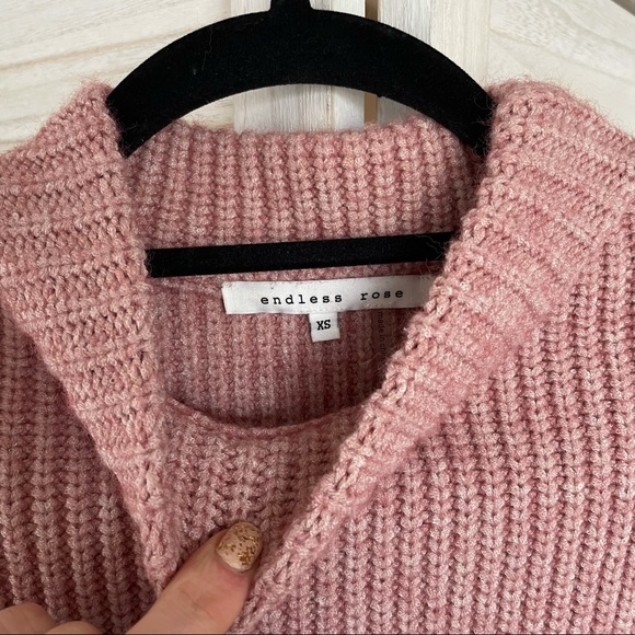 Crop Sweater with wide sleeve - Picture 3 of 3